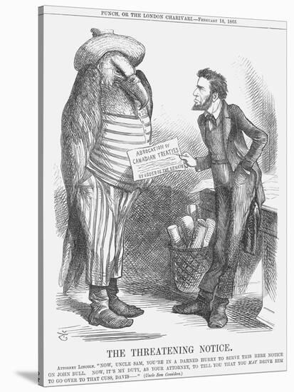 The Threatening Note, 1865-John Tenniel-Stretched Canvas