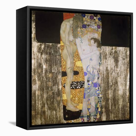 The Three Ages, 1905-Gustav Klimt-Framed Stretched Canvas