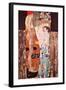 The Three Ages of a Woman-Gustav Klimt-Framed Art Print