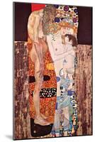 The Three Ages of a Woman-Gustav Klimt-Mounted Art Print