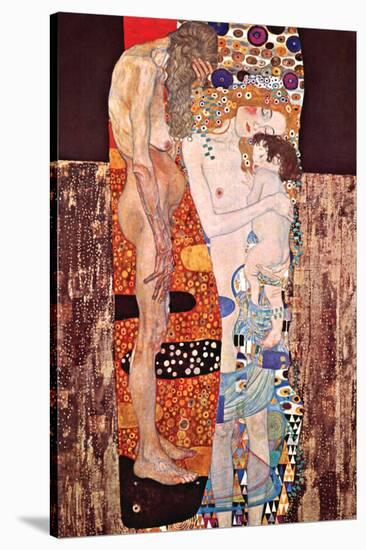 The Three Ages of a Woman-Gustav Klimt-Stretched Canvas