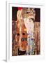 The Three Ages of a Woman-Gustav Klimt-Framed Art Print