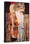 The Three Ages of a Woman-Gustav Klimt-Framed Stretched Canvas