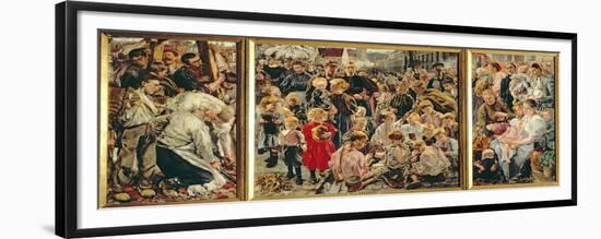 The Three Ages of a Working Man, 1895-Leon Henri Marie Frederic-Framed Premium Giclee Print