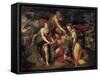 The Three Ages of Man, Allegory, Late 16th Century-Jacob de Backer-Framed Stretched Canvas