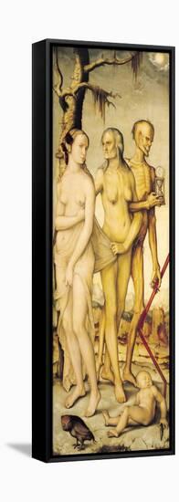 The Three Ages of Man and Death-Hans Baldung Grien-Framed Stretched Canvas