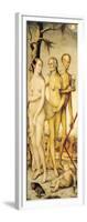 The Three Ages of Man and Death-Hans Baldung Grien-Framed Giclee Print