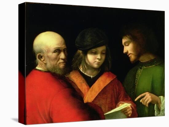 The Three Ages of Man, circa 1500-01-Giorgione-Stretched Canvas