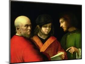 The Three Ages of Man, circa 1500-01-Giorgione-Mounted Giclee Print
