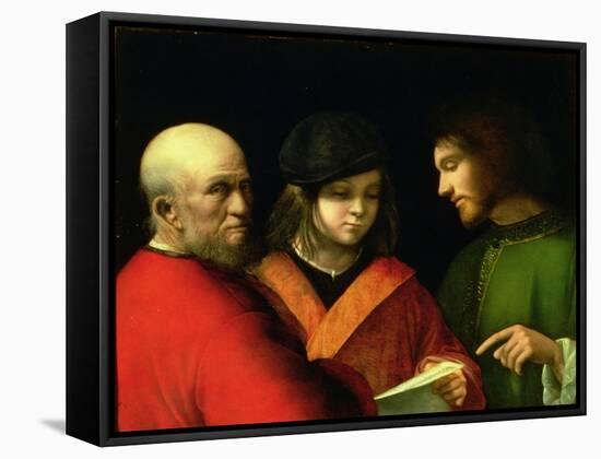 The Three Ages of Man, circa 1500-01-Giorgione-Framed Stretched Canvas