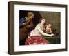 The Three Ages of Man (Oil on Canvas)-Jan van Bijlert or Bylert-Framed Giclee Print