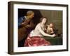 The Three Ages of Man (Oil on Canvas)-Jan van Bijlert or Bylert-Framed Giclee Print
