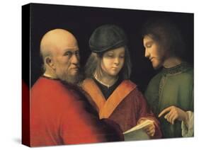 The Three Ages of Man (Reading a Son), C. 1501-Giorgione-Stretched Canvas