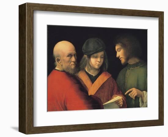 The Three Ages of Man (Reading a Son), C. 1501-Giorgione-Framed Giclee Print