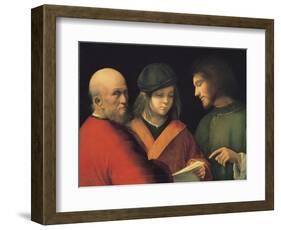 The Three Ages of Man (Reading a Son), C. 1501-Giorgione-Framed Giclee Print