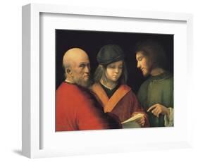 The Three Ages of Man (Reading a Son), C. 1501-Giorgione-Framed Giclee Print