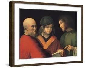 The Three Ages of Man (Reading a Son), C. 1501-Giorgione-Framed Giclee Print