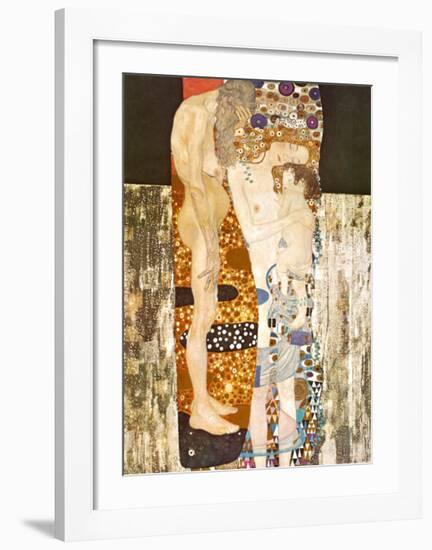 The Three Ages of Woman, c.1905-Gustav Klimt-Framed Art Print