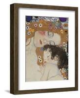 The Three Ages of Woman Detail-Gustav Klimt-Framed Art Print