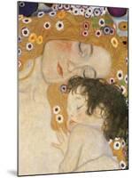 The Three Ages of Woman (detail)-Gustav Klimt-Mounted Art Print