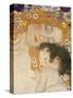 The Three Ages of Woman (detail)-Gustav Klimt-Stretched Canvas
