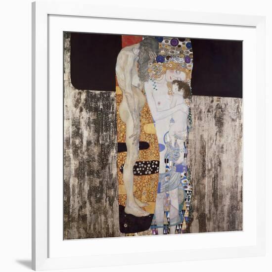 The Three Ages of Woman-Gustav Klimt-Framed Art Print