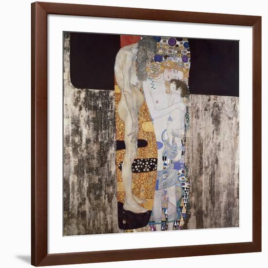 The Three Ages of Woman-Gustav Klimt-Framed Art Print