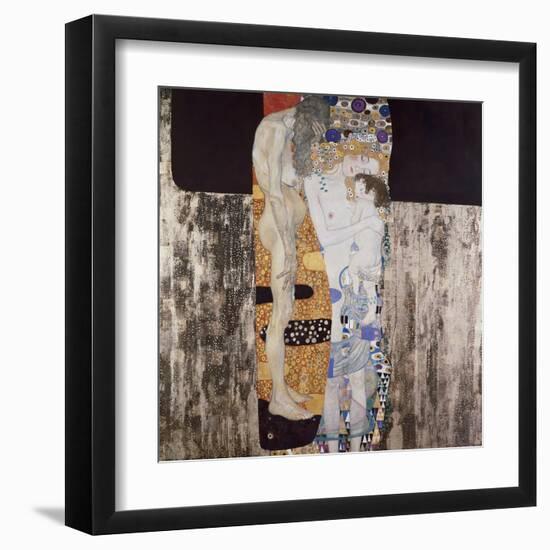 The Three Ages of Woman-Gustav Klimt-Framed Art Print