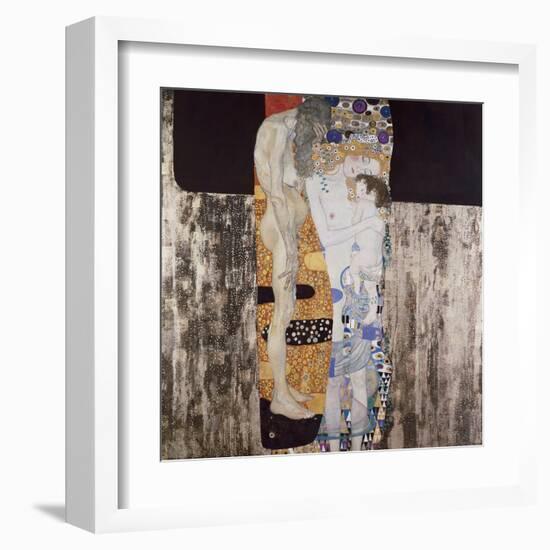 The Three Ages of Woman-Gustav Klimt-Framed Art Print