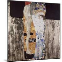 The Three Ages of Woman-Gustav Klimt-Mounted Premium Giclee Print