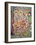 The Three Angels, Detail of the Hospitality of Abraham and the Sacrifice of Isaac, 6th Century-Byzantine-Framed Giclee Print