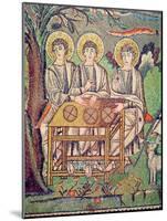 The Three Angels, Detail of the Hospitality of Abraham and the Sacrifice of Isaac, 6th Century-Byzantine-Mounted Giclee Print