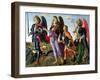 The Three Archangels and Tobias-Francesco Botticini-Framed Giclee Print