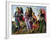 The Three Archangels and Tobias-Francesco Botticini-Framed Giclee Print