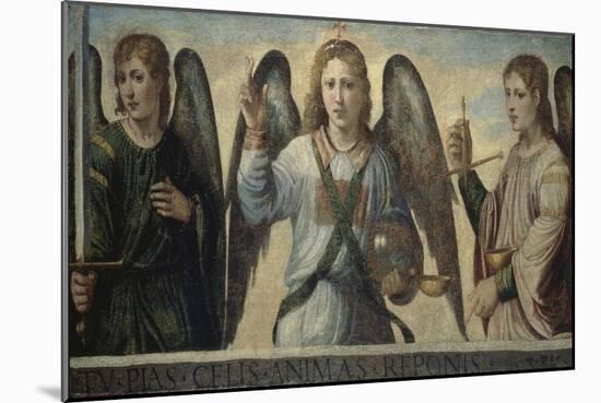 The Three Archangels-null-Mounted Giclee Print