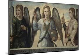 The Three Archangels-null-Mounted Giclee Print