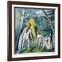 The Three Bathers, circa 1879-82-Paul Cézanne-Framed Giclee Print