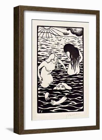 The Three Bathers-Félix Vallotton-Framed Giclee Print