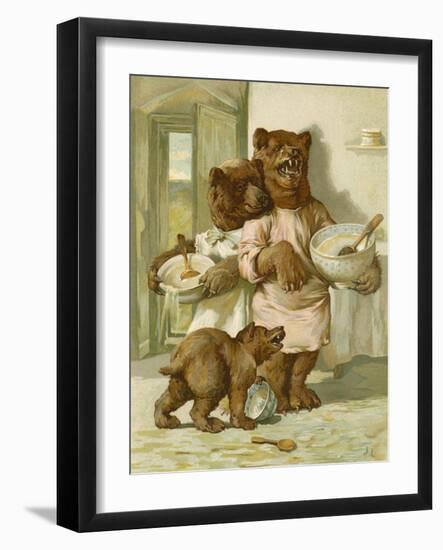 The Three Bears-John Lawson-Framed Giclee Print