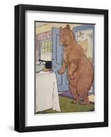 The Three Bears-Leonard Leslie Brooke-Framed Giclee Print