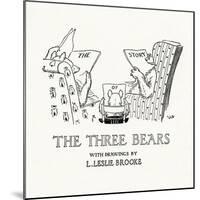 The Three Bears-Leonard Leslie Brooke-Mounted Giclee Print