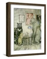 The Three Bears-Arthur Rackham-Framed Giclee Print