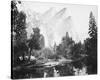 The Three Brothers, 4480 ft., Yosemite-Carleton E Watkins-Stretched Canvas