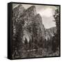 The Three Brothers, Yosemite Valley, California, USA, 1902-Underwood & Underwood-Framed Stretched Canvas