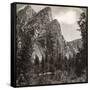 The Three Brothers, Yosemite Valley, California, USA, 1902-Underwood & Underwood-Framed Stretched Canvas