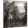 The Three Brothers, Yosemite Valley, California, USA, 1902-Underwood & Underwood-Mounted Photographic Print