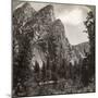 The Three Brothers, Yosemite Valley, California, USA, 1902-Underwood & Underwood-Mounted Photographic Print