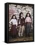 The Three Children Jacinta Francisco and Lucia Who Saw the Vision of Fatima in Portugal-null-Framed Stretched Canvas