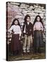 The Three Children Jacinta Francisco and Lucia Who Saw the Vision of Fatima in Portugal-null-Stretched Canvas