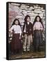 The Three Children Jacinta Francisco and Lucia Who Saw the Vision of Fatima in Portugal-null-Framed Stretched Canvas